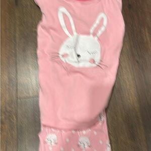 Cute Pink Bunny Pajama Set